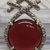 .925 Silver Pendant with Red Stone