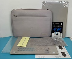 Mosiso Macbook Air 13 Pink Laptop Bag W/ Case & Accessories *Marks
