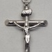 10 Karat White Gold Crucifix Pendant Charm