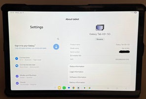 Samsung Galaxy Tab A9+ (SM-X218U) 64 GB Wi-Fi + Cellular in Graphite - 11"