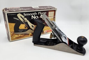 Mastercraft Smooth Plane No.4 - Hand Planer in Original Box, Made in England