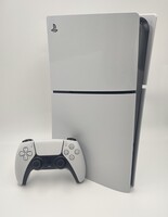 Sony PlayStation 5 Slim Digital Version (CFI-2015) W/Cords and White Controller