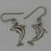 0.925% Sterling Silver Dolphin Earrings! 