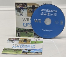 Wii Sports - Nintendo Wii CIB Sleeve W/ Manual Tested & Working