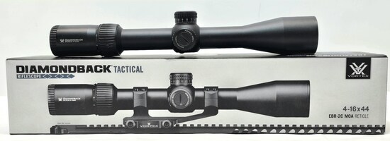 Vortex Optics Diamondback 4-16x44 FFP Rifle Scope EBR-2C MOA Reticle DBK-10026