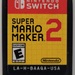 Super Mario Maker 2 (Nintendo Switch Handheld Console, 2019) **Cartridge Only**