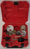 Milwaukee 49-22-4095 10+1-Piece Electrician's Bi-Metal Hole Dozer Saw Kit