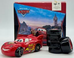 Westland #22703 Lightning McQueen & Tires Salt & Pepper Shakers NEW