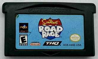 The Simpsons Road Rage (Nintendo Gameboy Advance GBA, 2003) Tested Cart Only