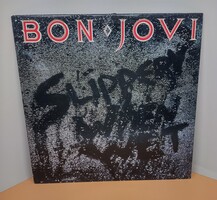 Bon Jovi - Slippery When Wet Vinyl LP Records - PolyGram Records 1986