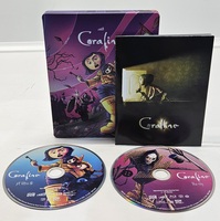 CORALINE - Shout! Factory x Laika Limited Edition Steelbook 4K UHD + Blu-ray