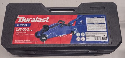 Duralast 2 Ton Hydraulic Trolley Jack In Case