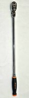 SNAP-ON Soft Grip 25in Long Handled FlexHead 1/2 Drive 80-Tooth Ratchet SHLF80A