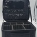 Customizable Make-Up/Toiletries Travel Case - Black Nylon *Like New*