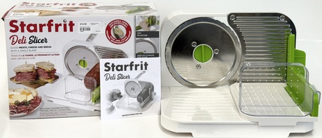 Starfrit Manual Deli Slicer in Box with Booklet 