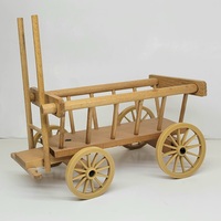Antique Wooden Horse Drawn Wagon Made in GDR
