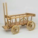Antique Wooden Horse Drawn Wagon Made in GDR