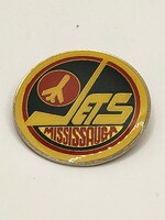 Mississauga Jets Single Post Enamel Pin
