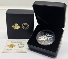 RCM 2022 Discovering Dinosaurs: Mercury's Horned Face - 1 oz. Fine Silver Coin