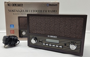 Curtis Nostalgia Bluetooth FM Radio with Power Cord