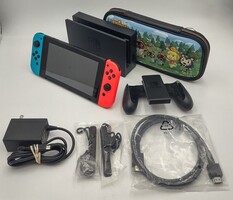 Nintendo Switch Console HAC-001(-01) - Red/Blue Joy Cons Bundle!!