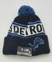 NWT New Era NFL Detroit Lions Toque - Black & Blue