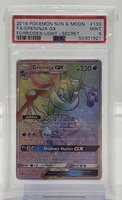 Graded PSA 9 FA/GRENINJA GX #133/131 Sun & Moon Forbidden Light Secret *MINT*