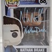 Signed Auto Nathan Drake Funko Pop Uncharted #88 JSA COA