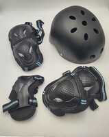 Kids Skateboard/Bike Helmet with Elbow and Knee Pads - Medium