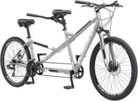 Schwinn Twinn Tandem 26" Bicycle - Silver 