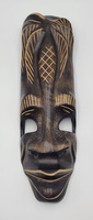 Decorative Wooden Mask Palm Tree - 14"