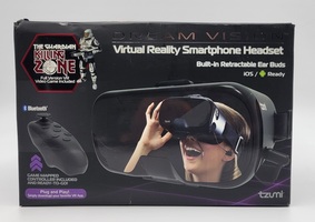 Tzumi Dream Vision Virtual Reality Smartphone Headset Bluetooth NIOB