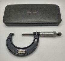 Starrett No.432 1-2 Inch Outside Micrometer in Case