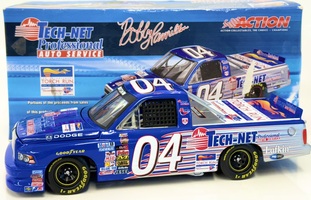 Action Racing Bobby Hamilton Tech-Net 1:24 Scale Race Truck in Box
