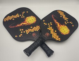 Pair of MA Pickleball Paddles in Slipcovers
