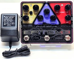Electro-Harmonix EPITOME Octave, Flanger, Chorus, Reverb, Delay Pedal w/ Adapter