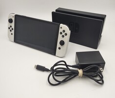 Nintendo Switch OLED Console HEG-001 W/Cords and Dock