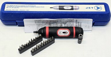 Jet JTSD-1450K  1/4 in Drive Torque Screwdriver Set 10-50 in lb