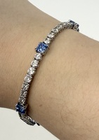 Swarovski 5666426 Matrix Mixed Cut Tennis Bracelet with Box 