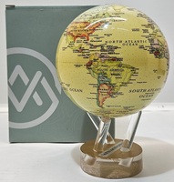 MOVA 4.5" Antique Beige Globe with User Manual and Box 