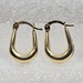 14 Karat Yellow Gold Hoops