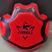 Zhongle Kickboxing/MMA Chest Guard - Red & Black