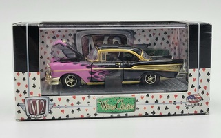 Castline M2 Machines Wild Cards 1957 Chevrolet Bel Air WC-04 Die Cast Car