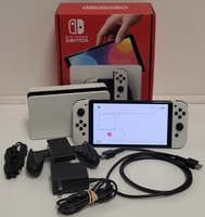 Nintendo Switch White OLED Model Gaming Console (HEG-001) in Box