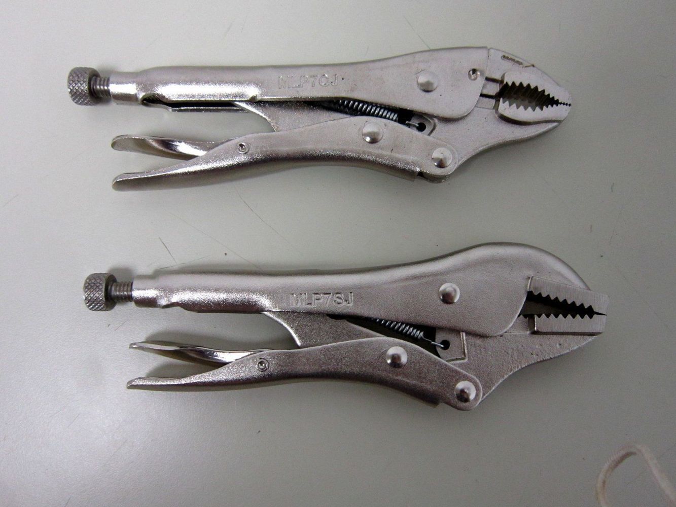 MAC TOOLS Locking Pliers Set 10 Pc. Curved Wire Cutter Straight Long