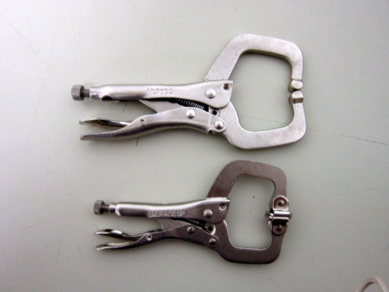 MAC TOOLS Locking Pliers Set 10 Pc. Curved Wire Cutter Straight Long