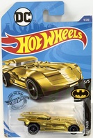 Hot Wheels 2018 DC Batman Gold Chrome Batmobile 