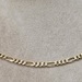 14K Yellow Gold Figaro Chain - Size 20"