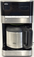 Braun 3107-T 12-Cup Brewsense Programmable Coffee Maker + Stainless Steel Pot