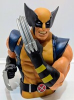 7" Marvel X-Men WOLVERINE Bust Vinyl Coin Piggy Bank 2006